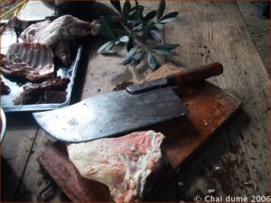 une feuille de boucher 18065056 300x225 Chronique & cuisine