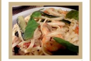pasta & crevettes