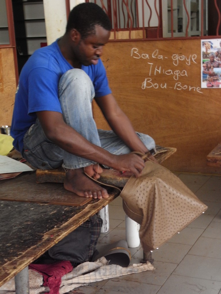 maroquinier au Sénégal