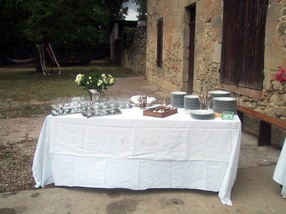 buffet du déjeuner sur l'herbe