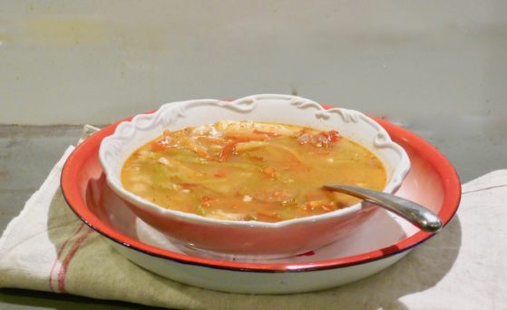 soupe haricots & chorizo